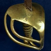 English 1751 Pattern Infantry Hanger, North Lincoln Militia, by Samuel Harvey 4